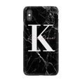 thumbnail image 1 of Personalised Black Marble Name Initials iPhone XS Max ase,iPhone 16 Pro, 1 of 4