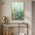 thumbnail image 3 of Harmony Green I Canvas Floral Abstract Art by Art Remedy, Gold Frame, 24 x 36, 3 of 7
