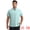 Green, variant on Unique Bargains Men's Short Sleeve Cotton Regular Fit Button Down Formal Shirt S White