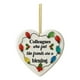 thumbnail image 2 of Decoración acrílica colgante en forma de corazón - 8 cm acabado mate con cuerda dorada - adorno opaco plano de 3 mm de grosor para regalos cálidos y celebraciones, 2 of 6