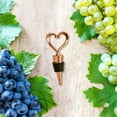 thumbnail image 3 of Vintage "One Love, One Heart" Bottle Stoppers wedding anniversary party favor 48 pack, 3 of 5