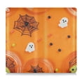 thumbnail image 2 of PVC Leather Car Document Holder Organizer Driver License Cover Holder for Car Driving Documents 9.45x10.24in Black Spider Webs and White Ghosts, 2 of 8