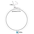thumbnail image 2 of Collier Zircon pour Femmes, Pendentif en Alliage, Faux Cristal, Collier Ras du Cou, 2 of 10