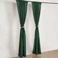 thumbnail image 2 of Efavormart 2 Pack | Hunter Emerald Green Polyester Drapery Panels With Rod Pockets, Photography Backdrop Curtains, 5ftx8ft - 130 GSM, 2 of 10