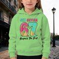 thumbnail image 6 of WAYUTE Girls Sweatshirts Boys Tracksuit Warm 67 Pullover Hoodie Kids Casual Outfit Cute 6 7 Printed Sports Athletic Sweatshirt Outfits, 6 of 6