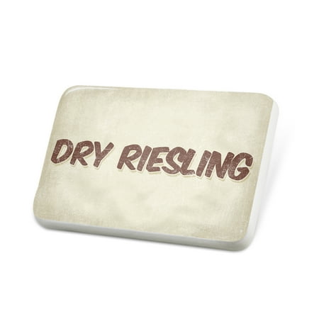 Porcelein Pin Dry Riesling Wine, Vintage style Lapel Badge – NEONBLOND