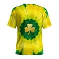 thumbnail image 4 of St Patrick's Day Shirt Men O Neck Printed Short Sleeve T-Shirt Novelty 3D Graphic T Shirts Irish Green Blouse Casual Summer Tops, 4 of 8