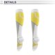 thumbnail image 5 of Calcetines de ciclismo Unique Bargains Antideslizantes Absorbentes de Sudor Antifricción para Exterior Color Amarillo Blanco Talla S-M Neutro Unisex 1 Par Rayas de Bloque de Color, 5 of 7