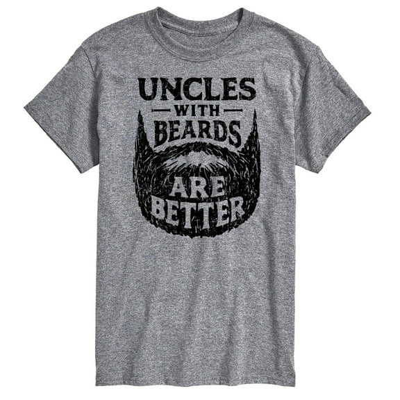 Instant Message - Uncles With Beards Are Better - Men's Short Sleeve Graphic T-Shirt