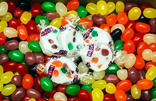 Brach's Chewy Jelly Bean Nougats-Delicious Individually Wrapped 5 lbs-Gift Candy-Fun Activity-Fresh Taffy Bulk Candy