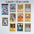 thumbnail image 2 of Cartas de Pokémon de 40/80 piezas al azar, caja de baraja de Pikachu, juegos de fiesta en inglés, juego de cartas de Matchmaking de mesa, álbum de tarjetas de Pokémon, juguetes para niños, 2 of 5