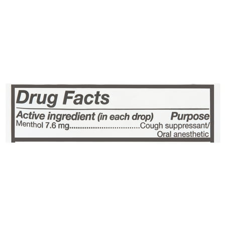 Equate Sugar Free Honey Lemon Cough Drops, 25 count