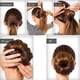 thumbnail image 4 of Moldeador de moños para el cabello ZHAOCHENG extra pequeño 6 piezas color marrón oscuro, 4 of 5