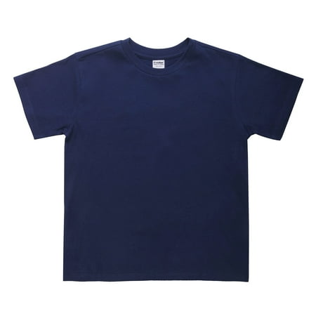 

6 Packs of Boy s Classic Cotton Round Neck Short Sleeve Undershirt T-Shirt Top