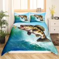thumbnail image 2 of Yibo Valentines Day Rose Floral Duvet Cover - Premium Polyester Duvet Cover with Zipper Closure, 3 Piece Set, Includes 1 Duvet Cover and 2 Pillow Cases, No Comforter, 2 of 7