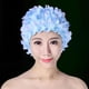 thumbnail image 3 of Flower Swim Caps Women Durable Trendy Ladies Soft Gorros de baño para todos los niveles de Azul Zulema Gorra de baño, 3 of 8