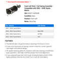 thumbnail image 2 of Front Left Strut / Coil Spring Assembly - Compatible with 2003 - 2008 Toyota Matrix 2004 2005 2006 2007, 2 of 2
