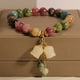 thumbnail image 5 of Pulseras de cristal curativo Pulsera de cuentas-Assote Pulsera de turmalina de color natural, Colgante de flor de lirio de los valles tallado a mano, 5 of 5