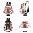 thumbnail image 2 of ALAZA Highland Cattle and Hearts Womens Travel Laptop Backpack Large Daypack Ladies Shoulder Bags S, 2 of 7