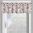 thumbnail image 2 of Ambesonne Peppers Window Valance, Hot Chili Mexican Cusine, 54" X 18", Multicolor, 2 of 5