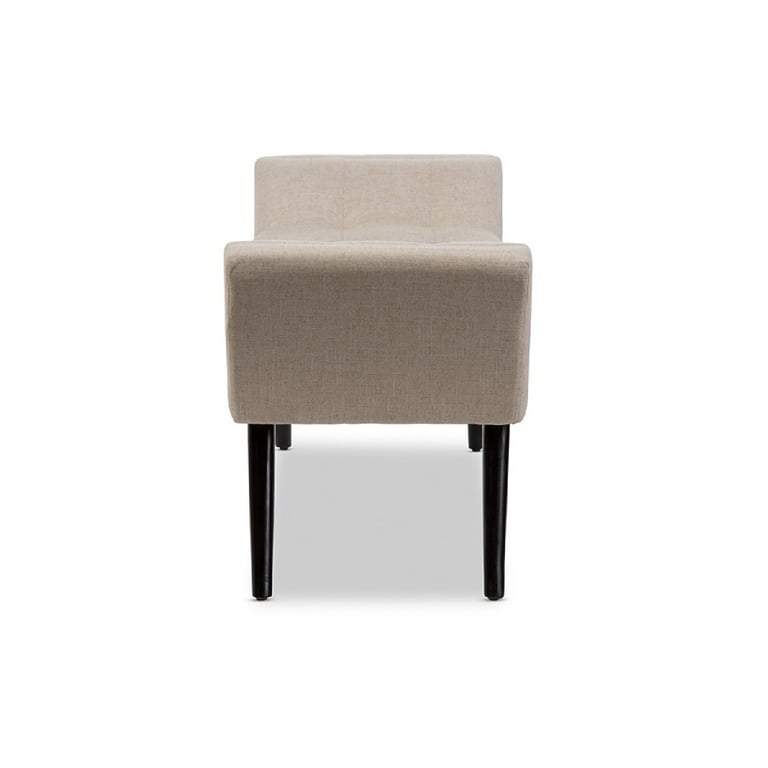 Baxton Studio Tamblin Mid-century Modern Retro Beige Linen Fabric Upholstered Grid-Tufting 50-Inch Bench Baxton Studio Tamblin Mid-century Modern Retro Beige Linen Fabric Upholstered Grid-Tufting 50-Inch Bench