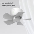 thumbnail image 2 of Kearding Ventilador de techo Carpa inalámbrica portátil para exteriores 4 velocidades Colgador ajustable Refrigeración Dormitorio Electrodomésticos, 2 of 6