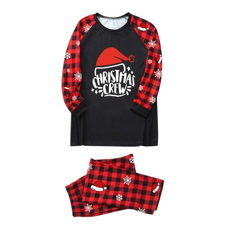 

ketyyh-chn99 Family Christmas Flannel Pajamas Set Family Christmas 2022 Pajamas Set Plaid Christmas Family Matching Pajamas Plaid