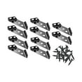 thumbnail image 4 of GROWTH TANK 10 Pieces Triangle Corner Brace Angle Code for Cabinets Wood Furniture Shelf With Iron Screws, 4 of 9