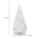 thumbnail image 3 of Costway Árbol de Navidad 2,4m Base Metálica PVC Abeto Artificial Blanco, 3 of 7