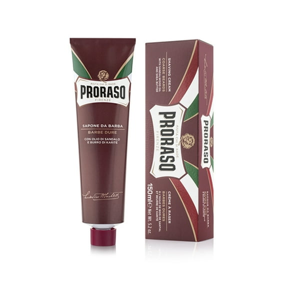 Proraso Jabón para Afeitar en Tubo Sandalo y Karite para Barbas Duras 150 ml