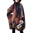 thumbnail image 1 of Guardurnaity Ponchos cálidos de invierno a la moda para mujer Accesorios de disfraces Caqui Guardurnaity AP007115-03, 1 of 6