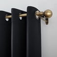 thumbnail image 3 of Sun Zero Oslo Theater Grade 100% Blackout Grommet Curtain Panel, 52"W x 54"L, Black (1 Panel), 3 of 9