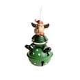 thumbnail image 2 of Adornos navideños, campanas navideñas, campanas de Papá Noel, campanas de muñeco de nieve, disfraces de Halloween, campanas para árbol de Navidad, campanas de hierro, campanas para decoración del hoga, 2 of 6