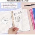 thumbnail image 4 of shiyou-3 Pack Aesthetic Spiral Notebook, College Ruled A5 Size Cute Spiral Notebooks, Spiral Notebook Ruled Lined Journal Notebook Bulk, 80 Sheets/160 Pages Spiral Bound Notebook, 4 of 4