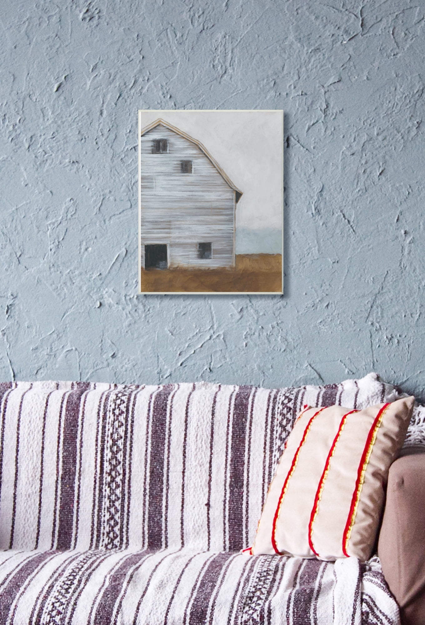The Stupell Home Decor Collection Worn Old Barn Farm Painted Wall Plaque Art, 10 x 0.5 x 15