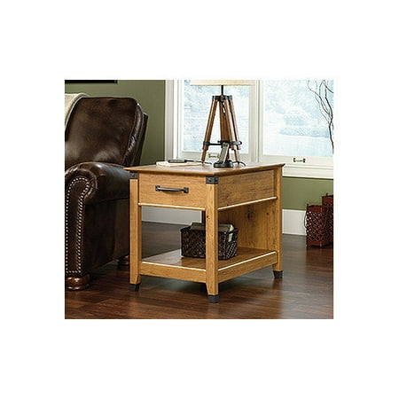 Sauder Registry Row Smartcenter Side Table Amber Pine Sauder Registry Row Smartcenter Side Table Amber Pine