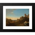 thumbnail image 2 of Cornelis Van Poelenburch 18x14 Black Modern Framed Museum Art Print Titled - Satyrs and Sleeping Nymphs Against Italian Landscape (1620-1630), 2 of 5
