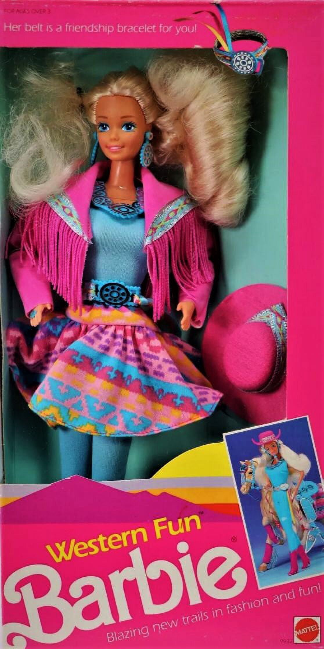 Western Fun Barbie - #9932 - Mattel