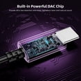 thumbnail image 3 of Auriculares con cable APETOO USB C para iPhone 17, 16 y 15 Pro, color morado, 3 of 8