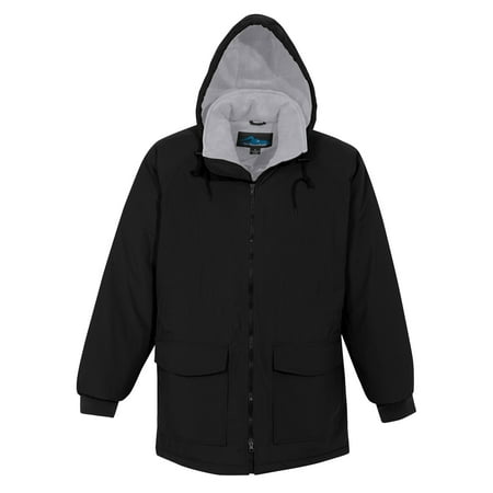 - TM Nylon Hooded Parka With Fleece Lining.