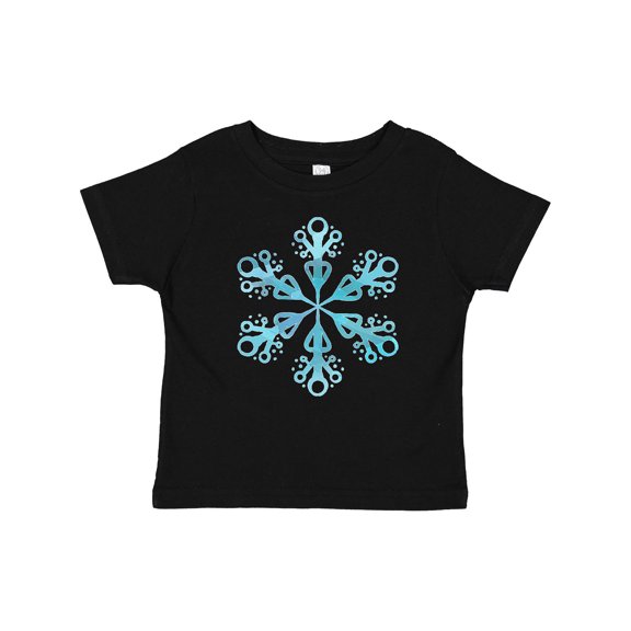 Inktastic Icy Blue Winter Snowflake Boys or Girls Baby T-Shirt
