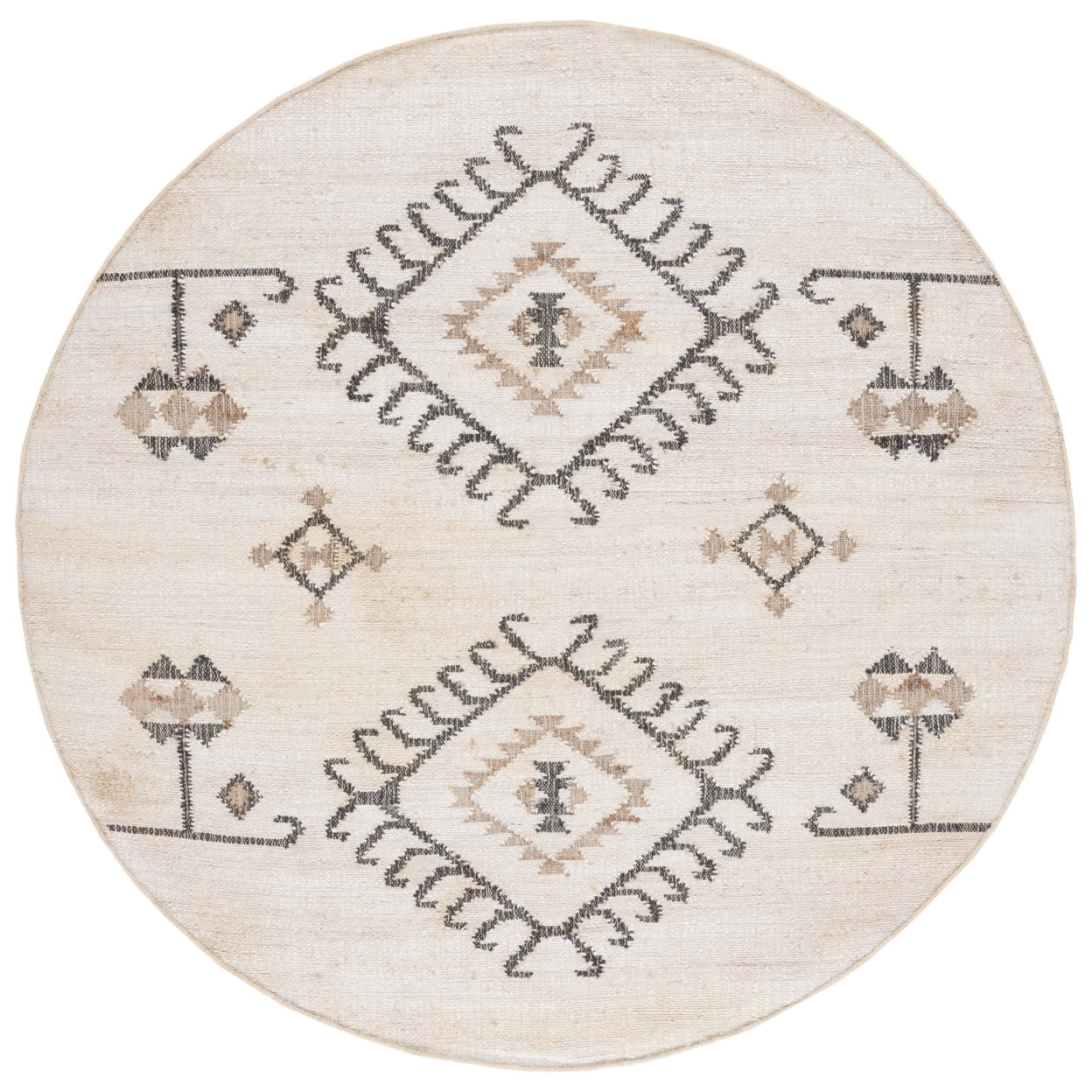 SAFAVIEH Kilim Lisette Tribal Runner Rug, Ivory/Black, 2'3" x 8'