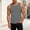 Gray, variant on BVnarty Men's Solid Color Crew Neck Sleeveless Tank Top with Chest Pocket Detail Casual Summer Daily Wear Gym Workout Breathable Top Navy XL