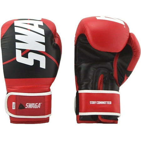 SWAGA Training Boxing Gloves - 12 oz (Best Boxing Glove Color)
