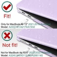 thumbnail image 3 of Funda DONGKE para MacBook Air 13 pulgadas 2021-2018 +accesorios, 3 of 9