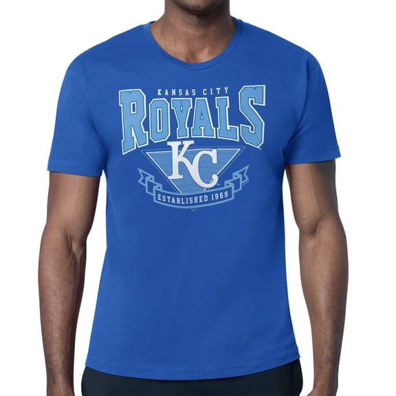 Men's Starter Royal Kansas City Royals -80s Inspired T-Shirt