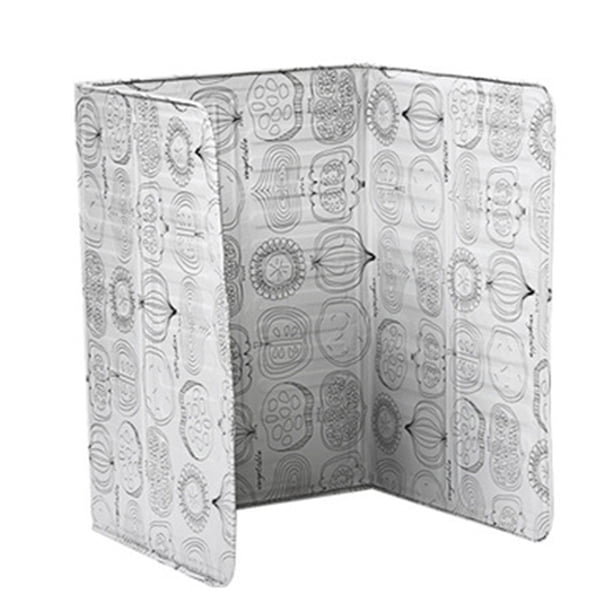Sywqhk Placa deflectora plegable para estufa de gas de papel de aluminio para salpicaduras de aceite de cocina (C) Sywqhk Para estrenar