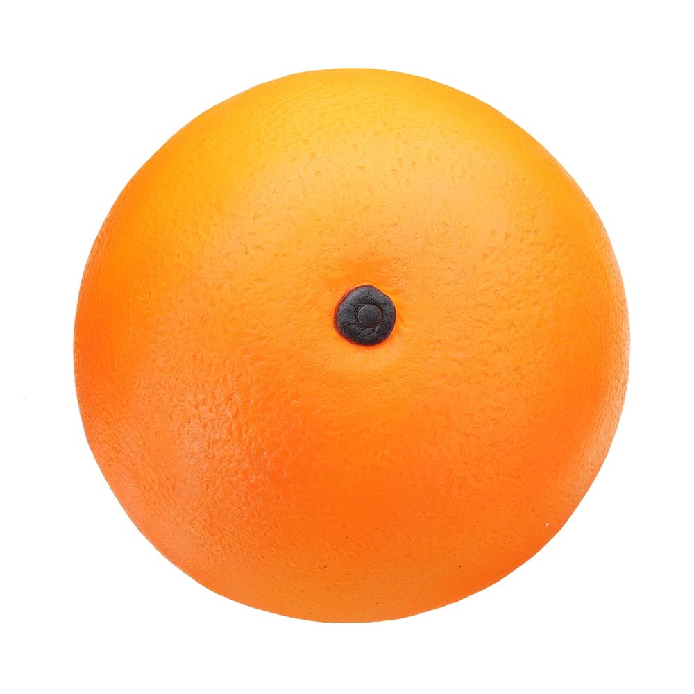 orange squishy ball