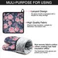 thumbnail image 7 of Pioneer Flower Kitchen Oven Mitt and Pot Holder Sets 2 Pcs for Baking, Cooking and Grilling, Heat Resistant Up To 392 °F, 7 of 7