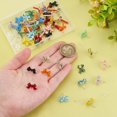 thumbnail image 5 of 52Pcs 13 Colors Alloy Bow Stud Earring with Loop Stud Earring Findings with 925 Sterling Silver Pins with 56Pcs Plastic Ear Nuts Colorful Bowknot Earings, 5 of 9